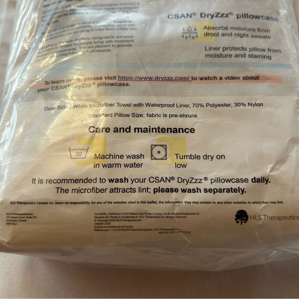 DryZzz White Pillowcase - Picture 6 of 6